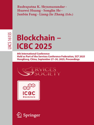 cover image of Blockchain – ICBC 2025